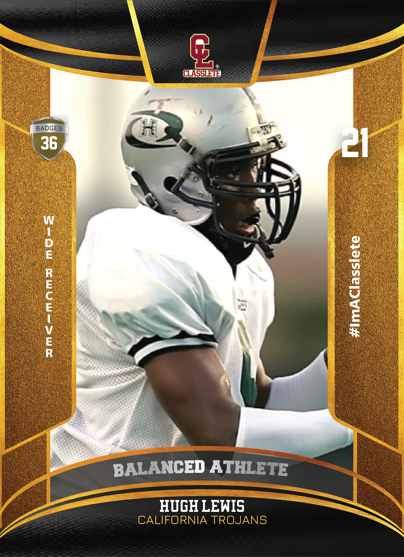 Classlete Sports Card